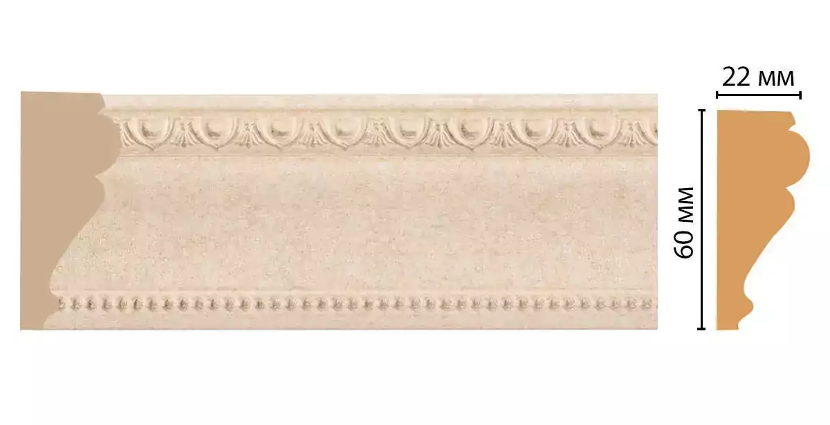 Молдинг Decomaster 161-18D 60*22*2400 ДМ Молдинг Decomaster 161-18D 60*22*2400 ДМ
