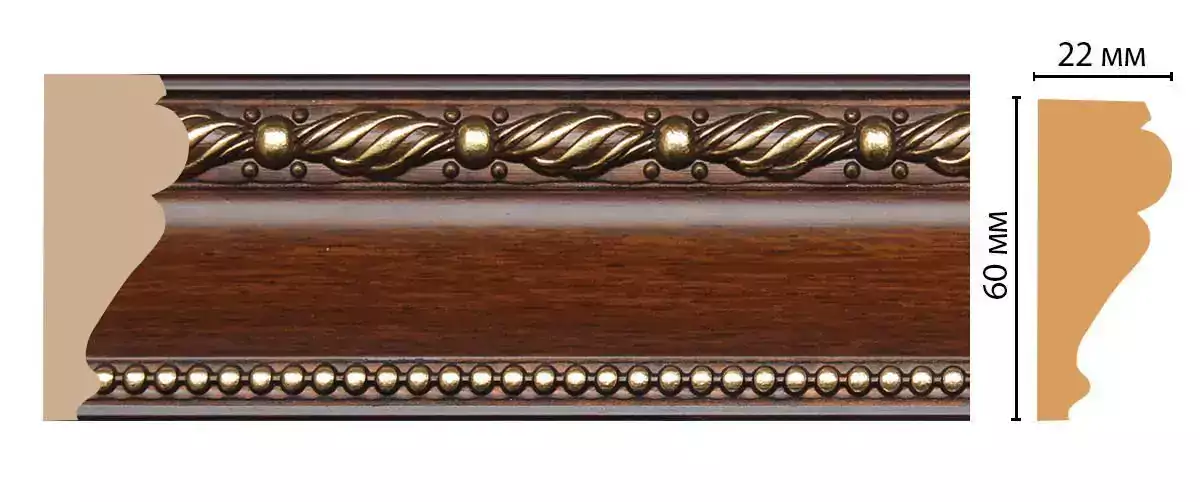Молдинг Decomaster 161-51 ДМ 60 * 22 * 2400 Молдинг Decomaster 161-51 ДМ 60 * 22 * 2400