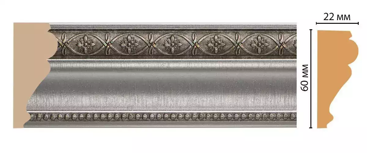 Молдинг Decomaster 161-55 60*22*2400 ДМ Молдинг Decomaster 161-55 60*22*2400 ДМ