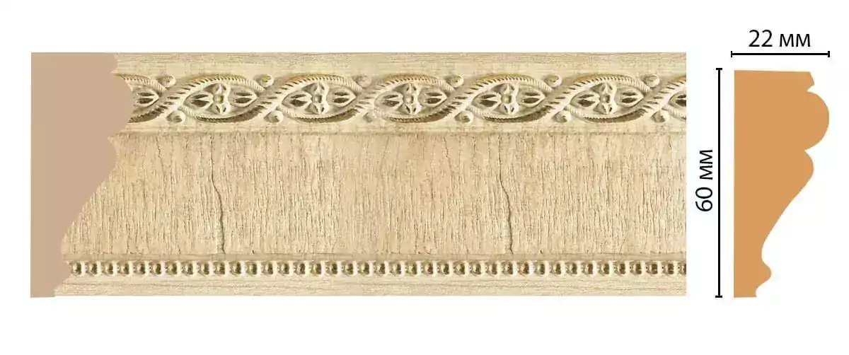 Молдинг 161-5 ДМ Decomaster 60*20*2400 Молдинг 161-5 ДМ Decomaster 60*20*2400