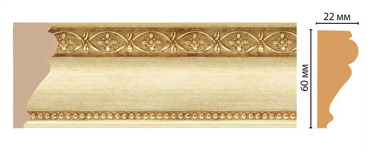 Молдинг Decomaster 161-933 60*22*2400 ДМ Молдинг Decomaster 161-933 60*22*2400 ДМ