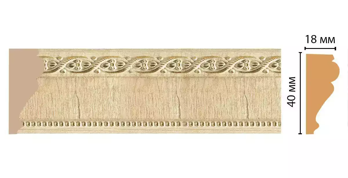 Молдинг Decomaster 161S-5 40*18*2400 Молдинг Decomaster 161S-5 40*18*2400