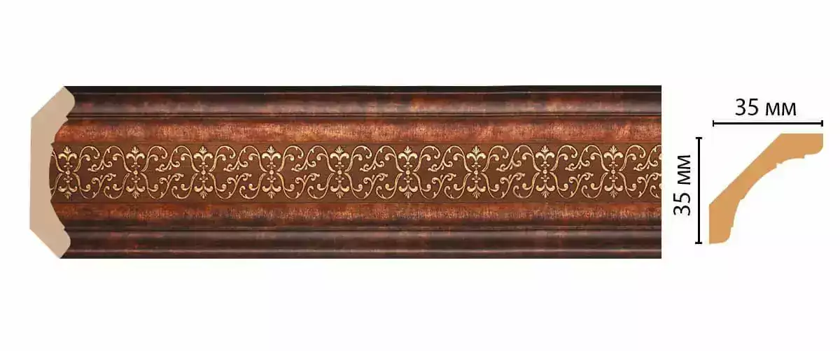 Карниз потолочный Decomaster 167S-767 35*35*2400 Карниз потолочный Decomaster 167S-767 35*35*2400