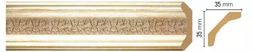 Карниз потолочный Decomaster 167S-281 35*35*2400