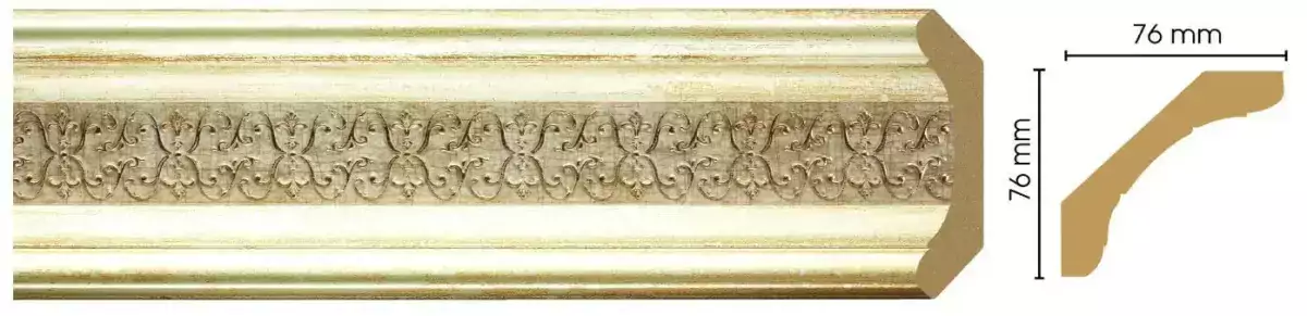 Карниз потолочный Decomaster 169-281 76*76*2400