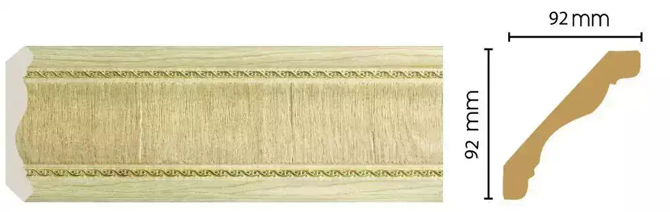 Карниз потолочный Decomaster 171-5 92*92*2400 Карниз потолочный Decomaster 171-5 92*92*2400