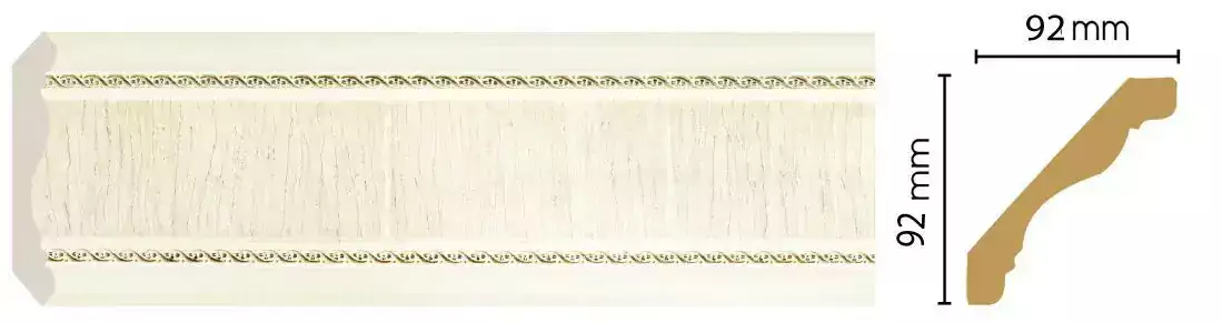 Карниз потолочный Decomaster 171-6 92*92*2400