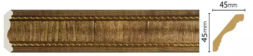 Карниз потолочный Decomaster 174-3 42*42*2400