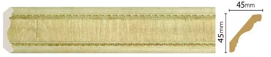 Карниз потолочный Decomaster 174-5 42*42*2400