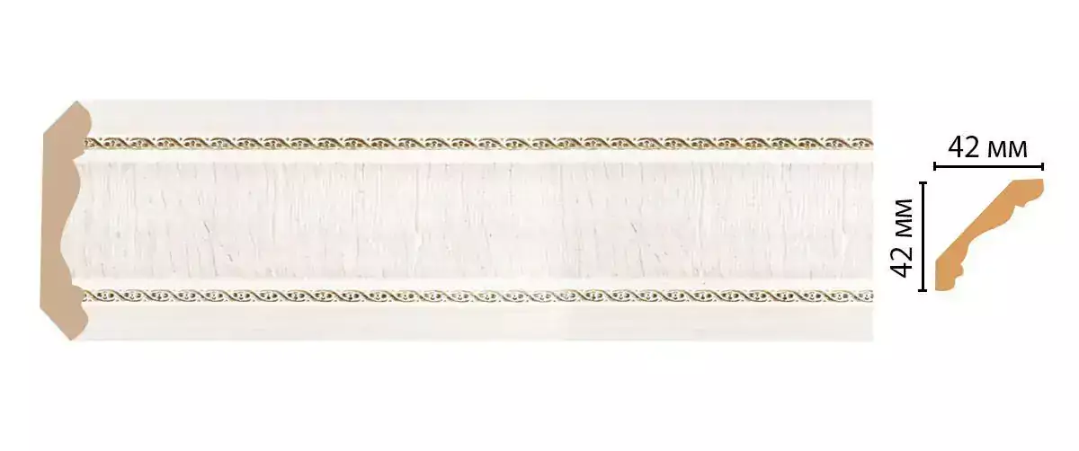 Карниз потолочный Decomaster 174-7D 42*42*2400 Карниз потолочный Decomaster 174-7D 42*42*2400