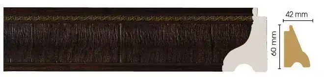 Плинтус напольный Decomaster 175-1 60*42*2900