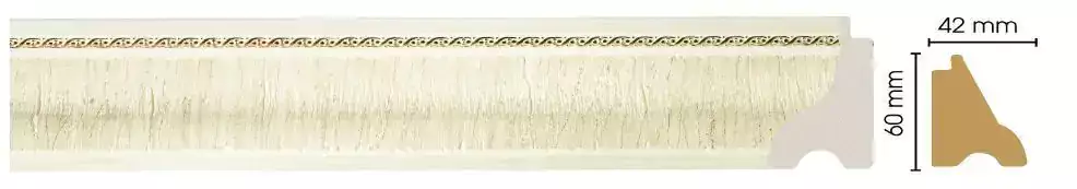 Плинтус напольный Decomaster 175-6 60*42*2900