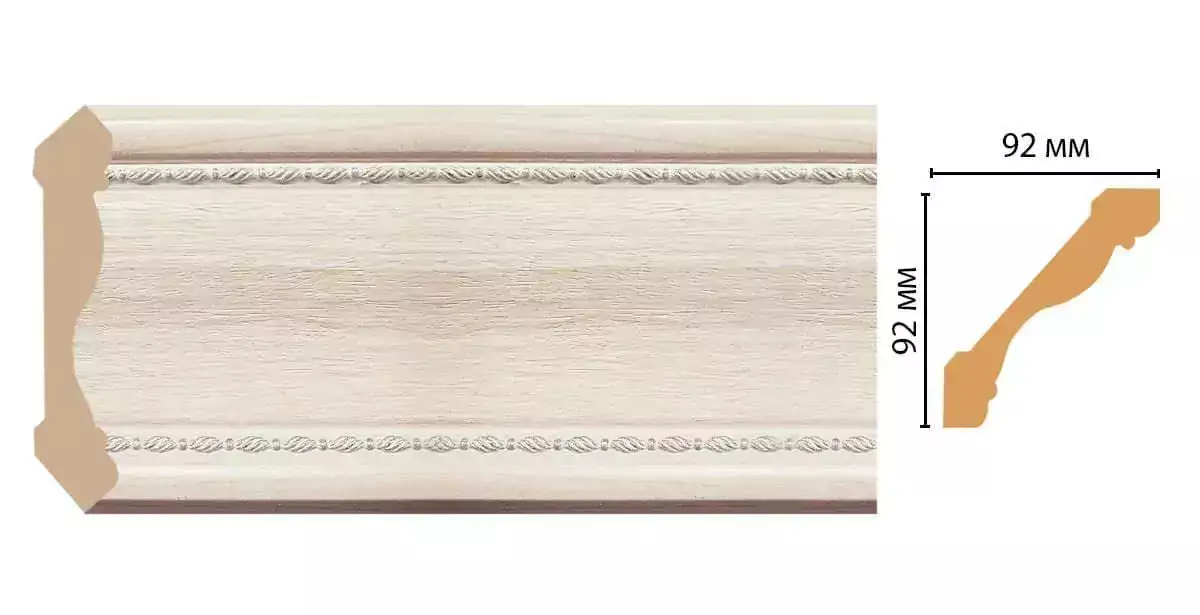 Карниз потолочный Decomaster 177-13 92*92*2400 Карниз потолочный Decomaster 177-13 92*92*2400
