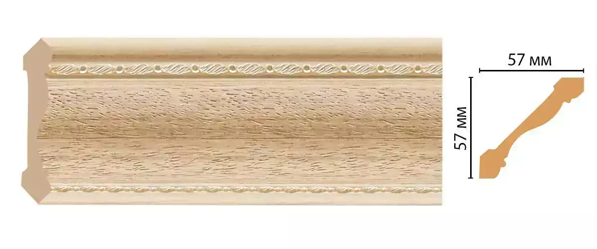 Потолочный карниз Decomaster 179-11 57*57*2400 Потолочный карниз Decomaster 179-11 57*57*2400