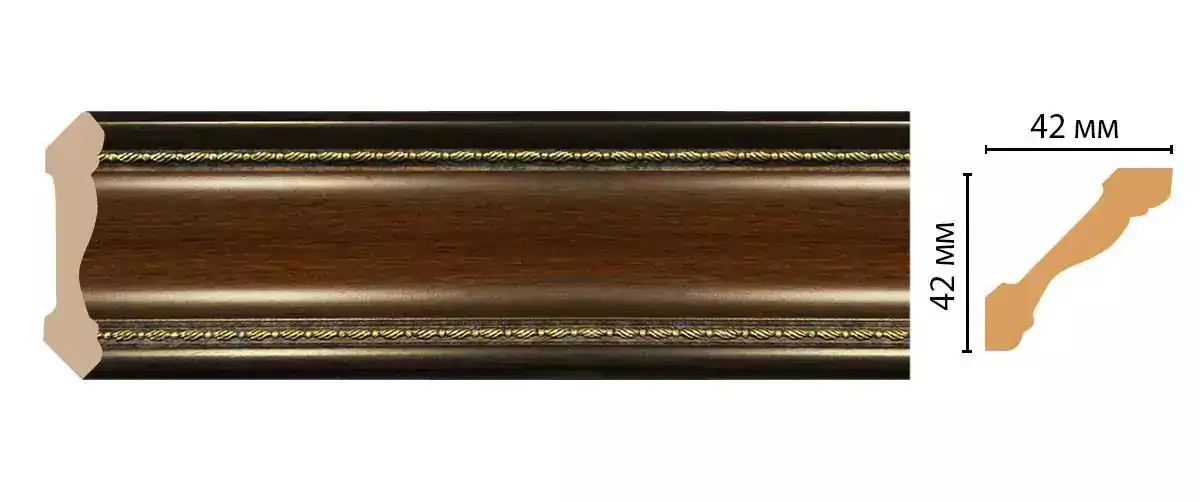 Потолочный карниз 180-51 Decomaster 42x42x2400 мм Потолочный карниз 180-51 Decomaster 42x42x2400 мм
