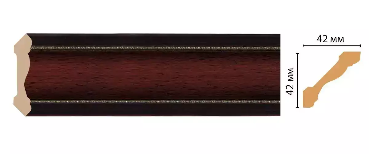 Потолочный карниз Decomaster 180-52 42 * 42 * 2400 Потолочный карниз Decomaster 180-52 42 * 42 * 2400