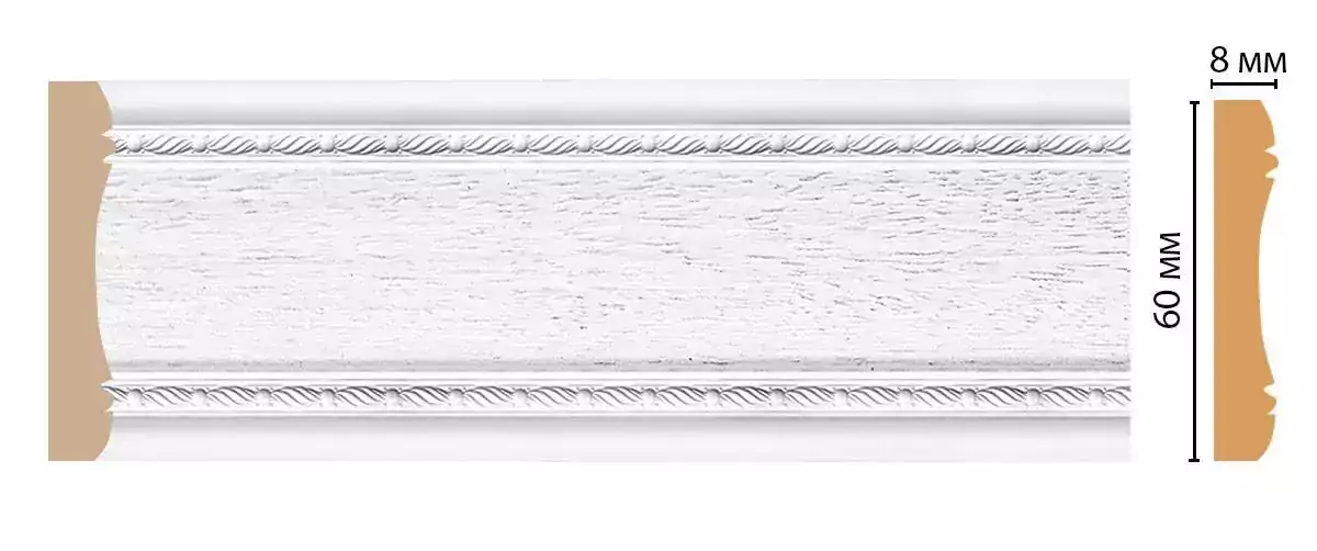 Молдинг Decomaster 185-16 60*8*2400 Молдинг Decomaster 185-16 60*8*2400