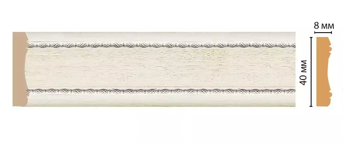 Молдинг Decomaster 187-15 40*8*2400 Молдинг Decomaster 187-15 40*8*2400