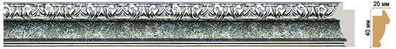 Молдинг Decomaster 807-44 40*20*2900