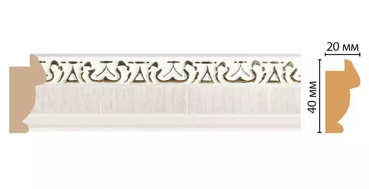 Молдинг Decomaster 807-7D 40*20*2900 Молдинг Decomaster 807-7D 40*20*2900