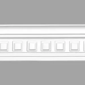 Потолочный плинтус с орнаментом DECOMASTER 95126 гибкий 60*55*2400