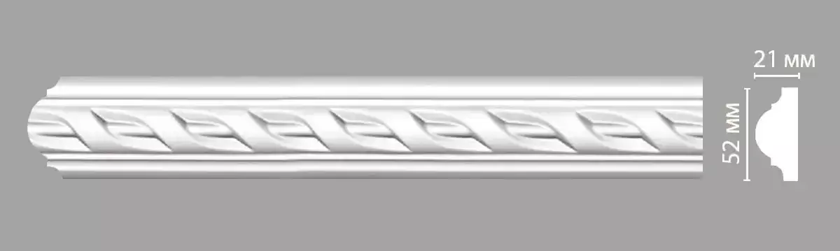 Молдинг с орнаментом DECOMASTER 98061 52*21*2400 Молдинг с орнаментом DECOMASTER 98061 52*21*2400