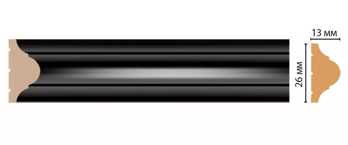 Молдинг DECOMASTER D001-195 26*13*2400 Молдинг DECOMASTER D001-195 26*13*2400