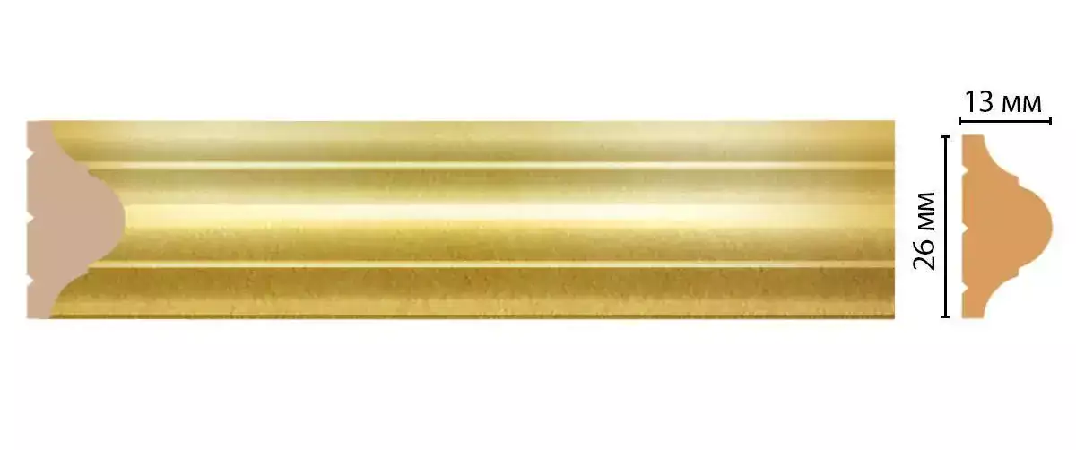 Молдинг D001-374 DECOMASTER 26*13*2400 мм Молдинг D001-374 DECOMASTER 26*13*2400 мм