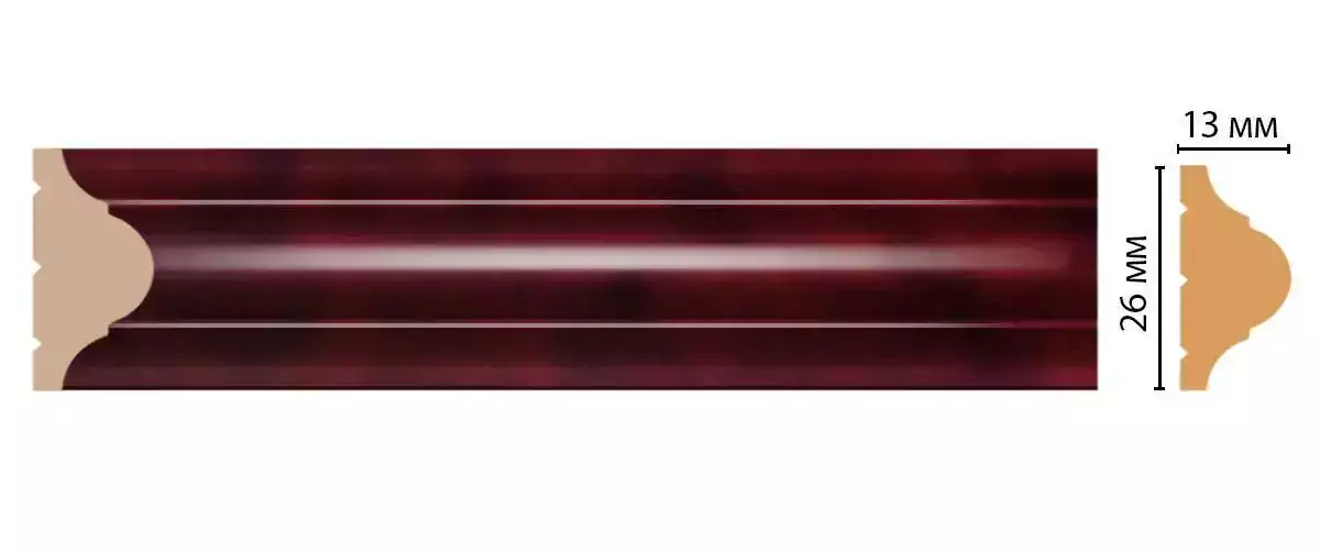 Молдинг DECOMASTER D001-62 26*13*2400 Молдинг DECOMASTER D001-62 26*13*2400