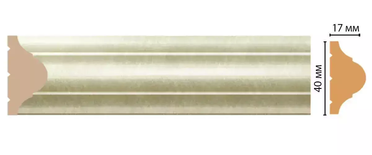 Молдинг DECOMASTER D002-373 40*17*2400 Молдинг DECOMASTER D002-373 40*17*2400