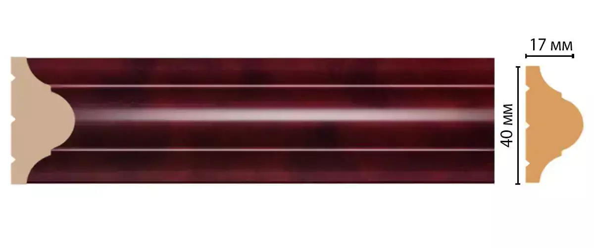 Молдинг DECOMASTER D002-62 40*17*2400 Молдинг DECOMASTER D002-62 40*17*2400