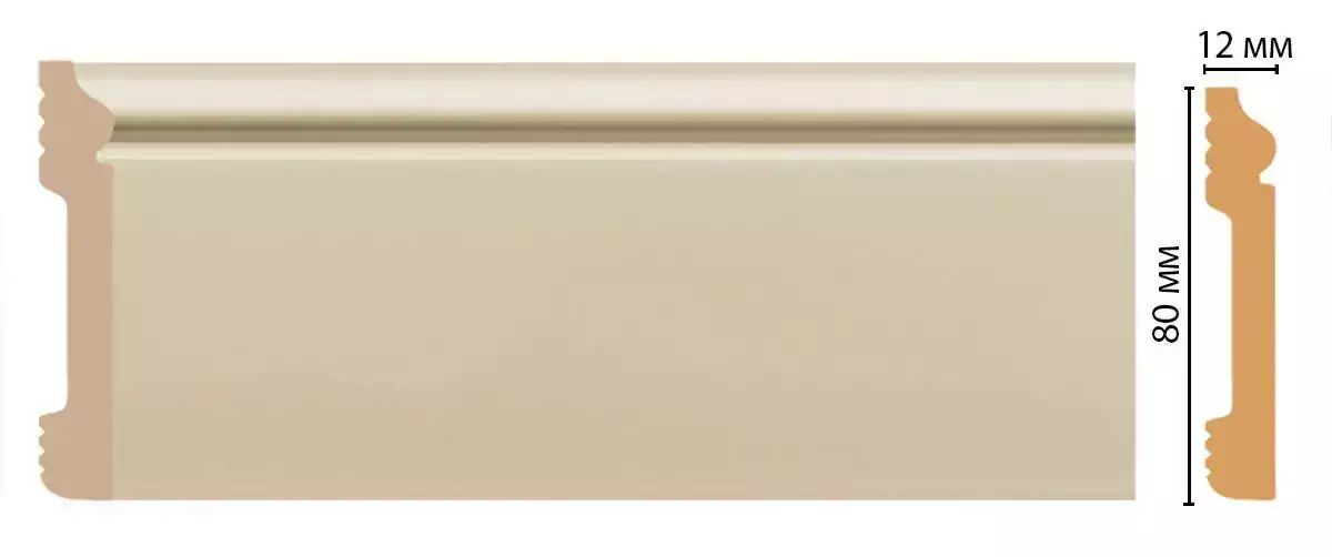 Плинтус напольный DECOMASTER D005-61 ДМ 79*12*2400 Плинтус напольный DECOMASTER D005-61 ДМ 79*12*2400