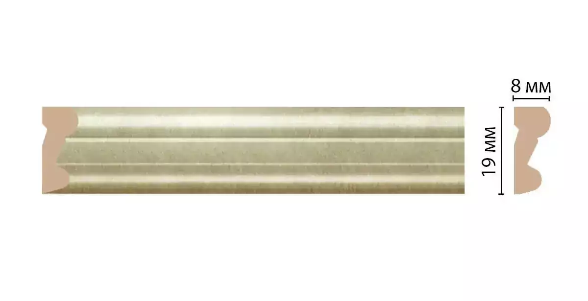Молдинг DECOMASTER D007-373 ДМ 19*8*2400 Молдинг DECOMASTER D007-373 ДМ 19*8*2400