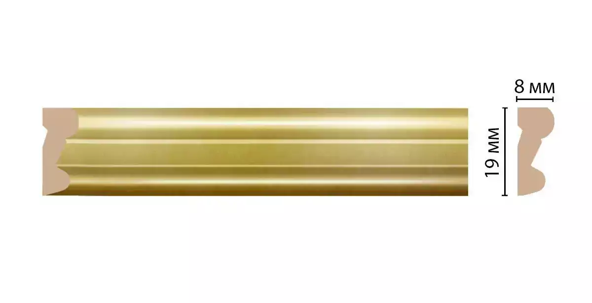 Молдинг DECOMASTER D007-374 ДМ 19*8*2400 Молдинг DECOMASTER D007-374 ДМ 19*8*2400