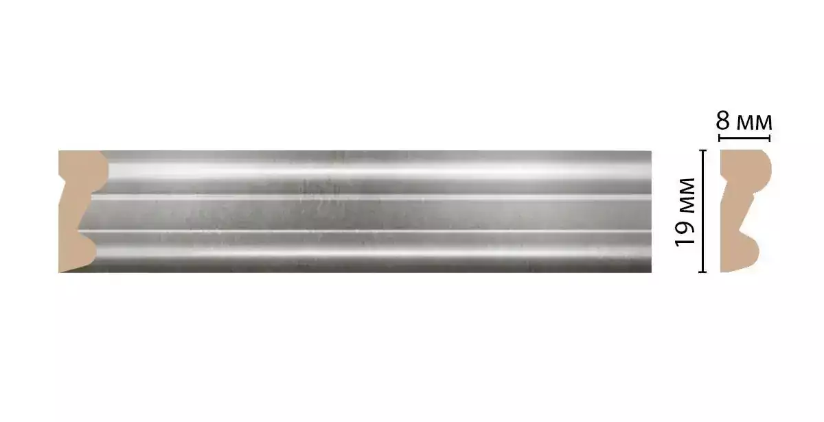 Молдинг DECOMASTER D007-375 ДМ 19*8*2400 Молдинг DECOMASTER D007-375 ДМ 19*8*2400