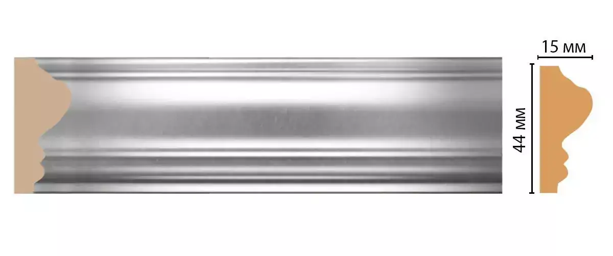Молдинг DECOMASTER D030-375 ДМ 43*16*2400 мм Молдинг DECOMASTER D030-375 ДМ 43*16*2400 мм