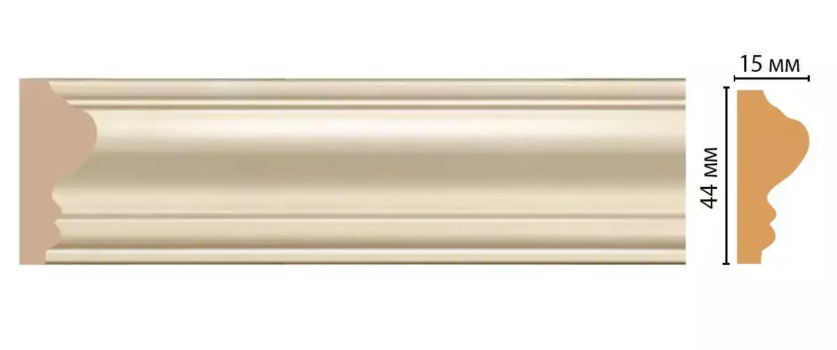 Молдинг DECOMASTER D030-61 ДМ 43*16*2400 мм Молдинг DECOMASTER D030-61 ДМ 43*16*2400 мм