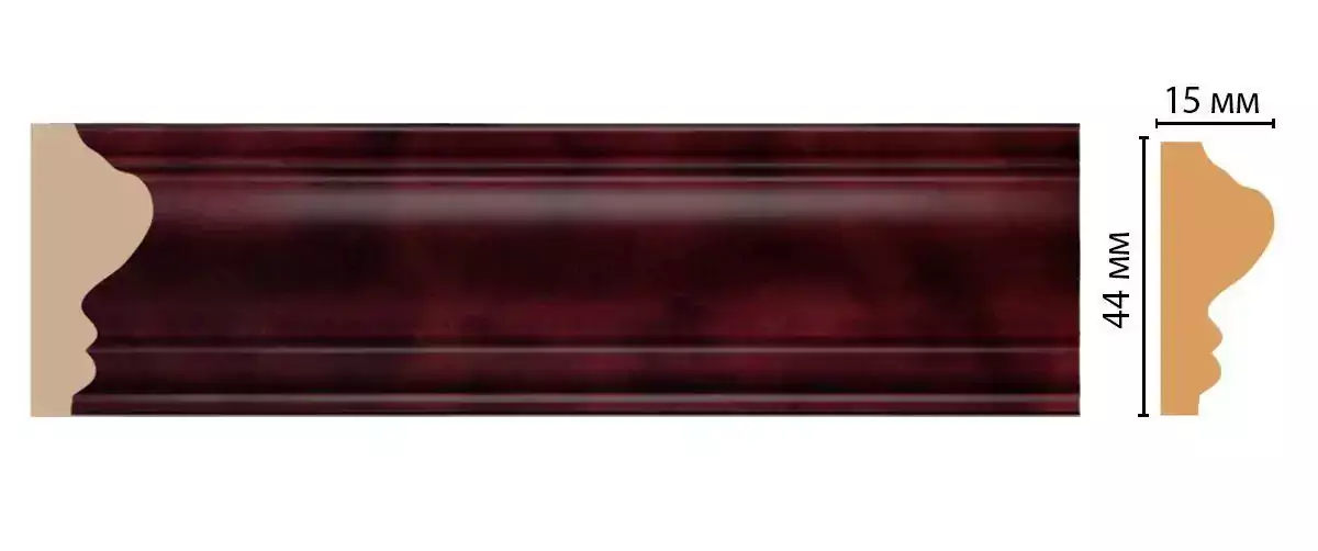 Молдинг DECOMASTER D030-62 ДМ 43*16*2400 мм Молдинг DECOMASTER D030-62 ДМ 43*16*2400 мм