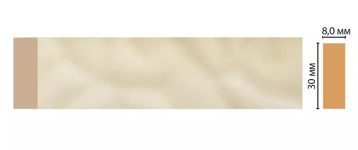 Молдинг DECOMASTER D041-61 30*8*2400 Молдинг DECOMASTER D041-61 30*8*2400