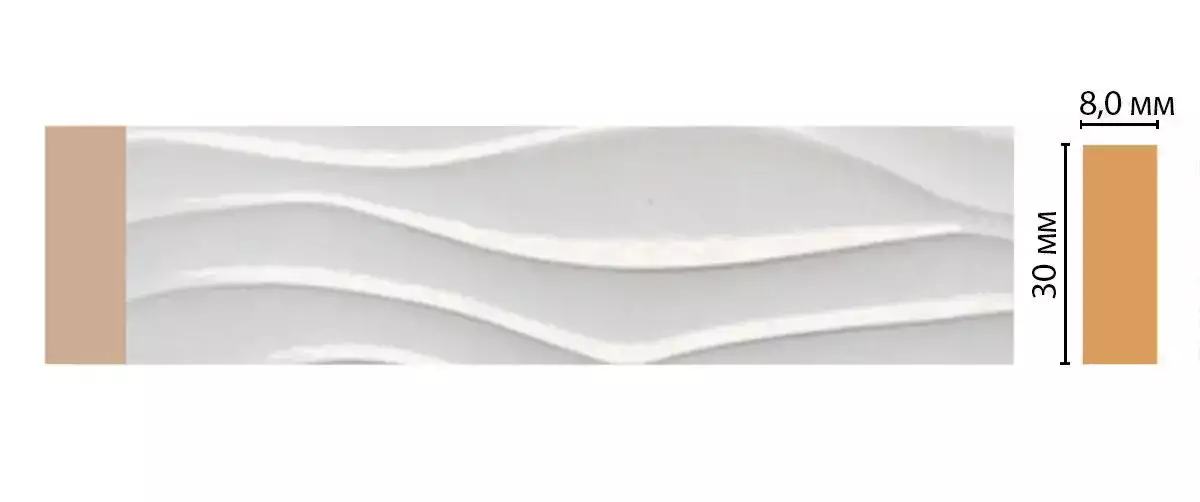 Молдинг DECOMASTER D044-114 30*8*2400 Молдинг DECOMASTER D044-114 30*8*2400