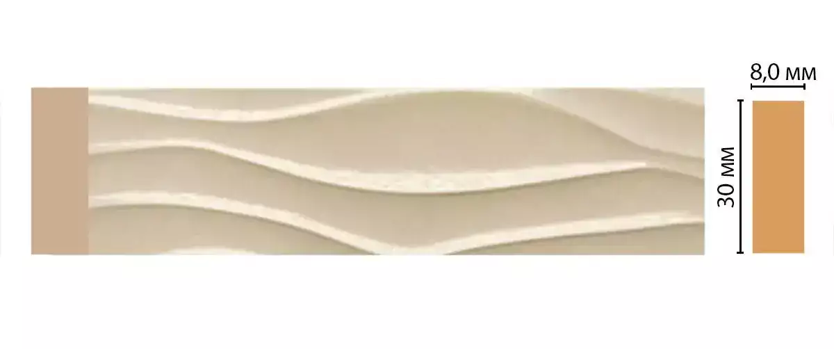 Молдинг DECOMASTER D044-61 ДМ 30*8*2400 Молдинг DECOMASTER D044-61 ДМ 30*8*2400