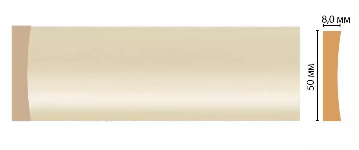 Молдинг DECOMASTER D045-61 50*8*2400 Молдинг DECOMASTER D045-61 50*8*2400
