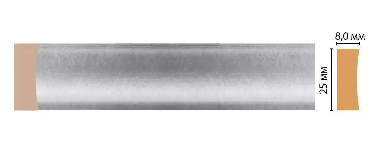 Молдинг DECOMASTER D046-375 ДМ 25*8*2400 Молдинг DECOMASTER D046-375 ДМ 25*8*2400