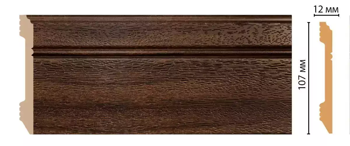 Плинтус напольный DECOMASTER D105-438 ДМ 107*12*2400 Плинтус напольный DECOMASTER D105-438 ДМ 107*12*2400