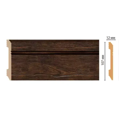 D105-966 Плинтус напольный DECOMASTER ДМ 107*12*2400 мм