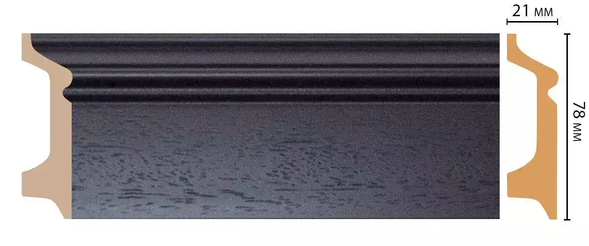Плинтус напольный DECOMASTER D122-433 ДМ 78*21*2400 мм Плинтус напольный DECOMASTER D122-433 ДМ 78*21*2400 мм