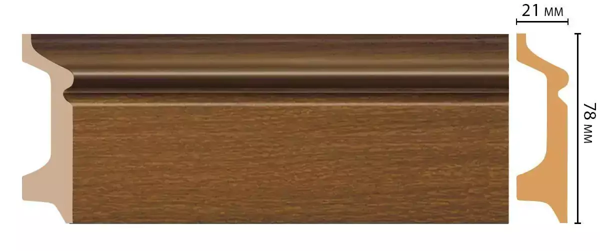 Плинтус напольный DECOMASTER D122-85 78*21*2400 мм Плинтус напольный DECOMASTER D122-85 78*21*2400 мм