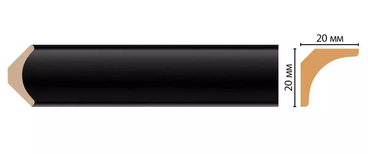 Карниз потолочный DECOMASTER D133-195 20*20*2400 Карниз потолочный DECOMASTER D133-195 20*20*2400