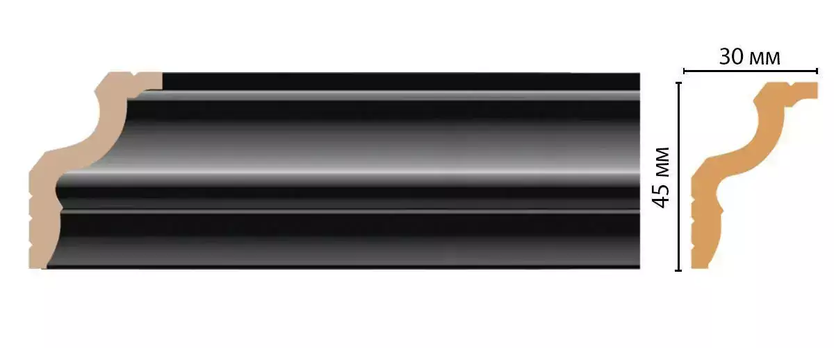 Карниз потолочный DECOMASTER D148-195 45*30*2400 Карниз потолочный DECOMASTER D148-195 45*30*2400