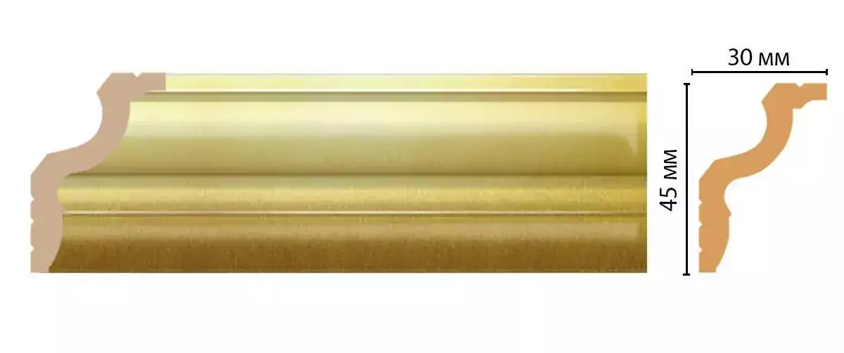 Карниз потолочный DECOMASTER D148-374 45*30*2400 Карниз потолочный DECOMASTER D148-374 45*30*2400